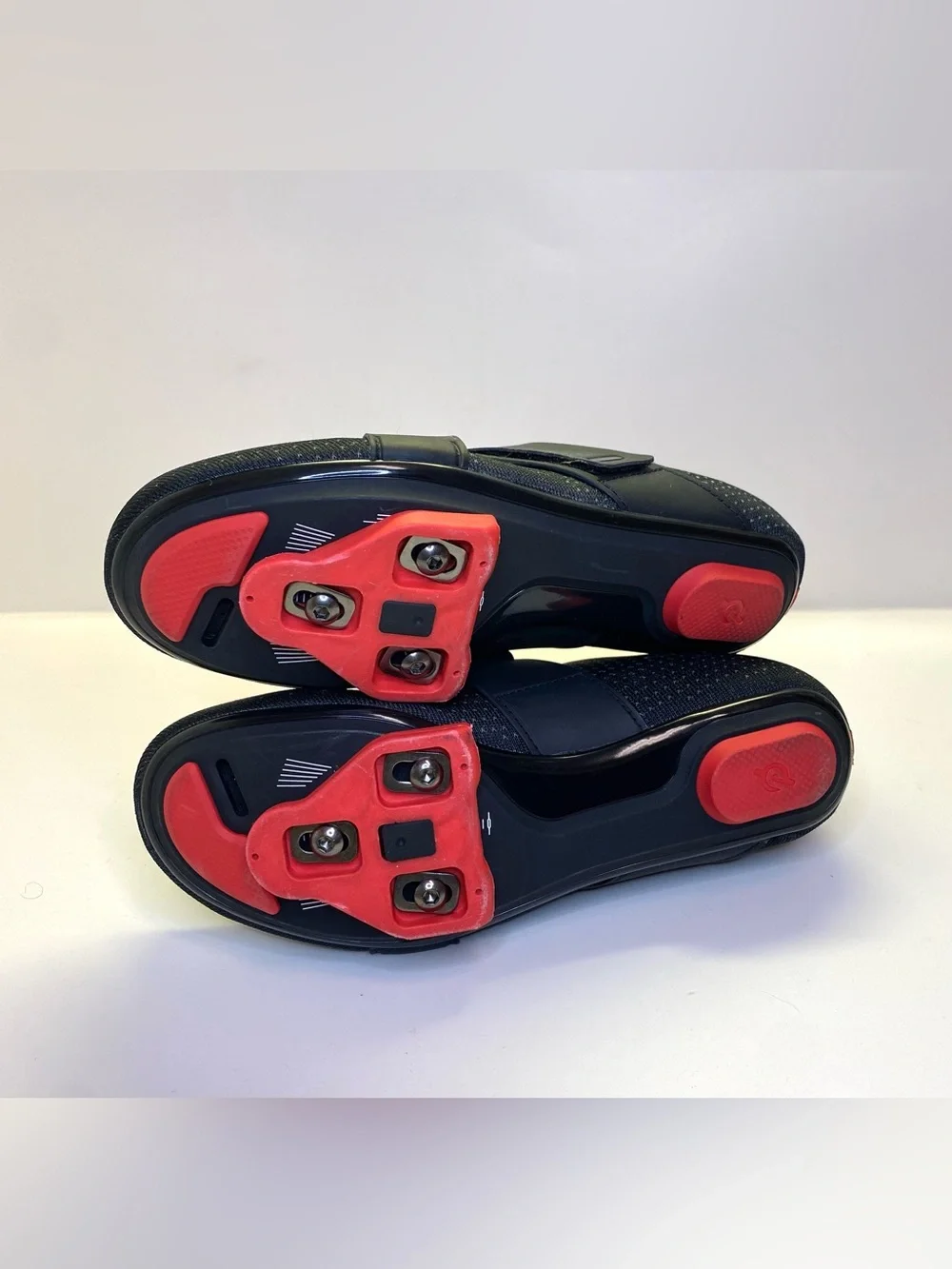 Peloton Black and Red Knit Workout Shoe